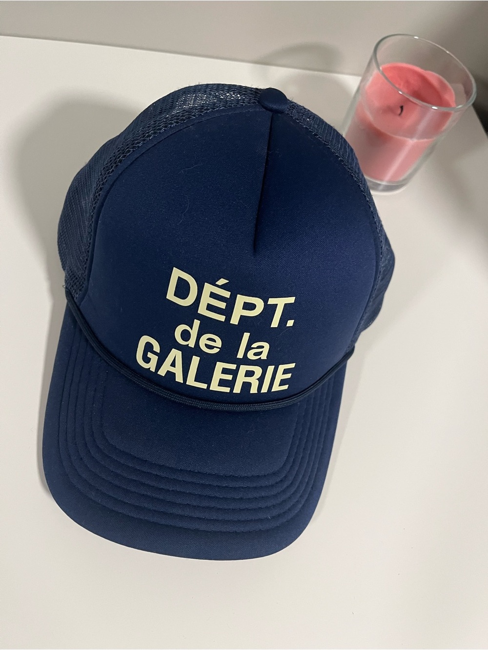 Gallery Dept Navy French Logo Trucker Hat